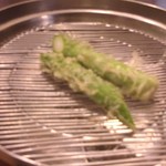 てんぷらと和食 山の上 - アスパラ