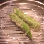 てんぷらと和食 山の上 - アスパラ