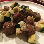 牛サーロインの黒胡椒炒め