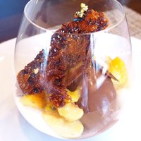 KOST - ランチコース 4100円 のエキゾチック チョコレートパフェ