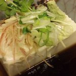 そば割烹 風庵 - 蕎麦屋のつゆの冷奴