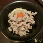 菜食家 月とうさぎ - 酢もつ(550円)もサッパリしておつまみにぴったり！