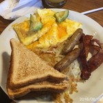 Denny's - 娘注文卵の中にはアボカド