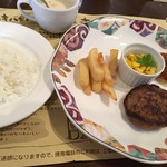 ステーキバンバン牛舎 - お子様ランチハンバーグ