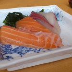 魚ばぁさんの食堂 おくどさん - 刺身２種盛り