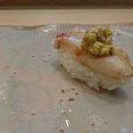 すし善 - 蟹の  握り    毛ガニが  味は いちばん♪