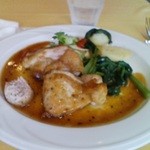Bisutoro Kimura - 地鶏のメイン料理