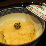 弧玖 - 賀茂茄子と鰻、大根の蒸し物
      「2016.08撮影」