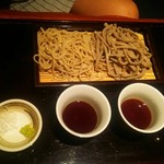 手打ち蕎麦切り　海望 - 二色せいろ(せいろ・田舎)1050円