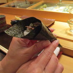 伊勢鮨 - サービスの手巻き