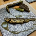 浅草じゅうろく - 天然鮎のコンフィ