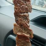 Oumicha ya - 近江牛串焼き８５０円