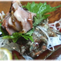 大さざえのお造り・つぼ焼き