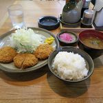 とんかつ はららき - Ｓランチ（ヒレ100g、890円）