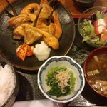 青海 - （ランチ）鮭カマ焼き定食