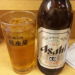 銀座屋 - ウーロンハイ【２５０円】大瓶ビール【３３０円】