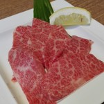 見蘭牛の大トロカルビ1620円
