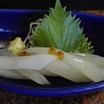 白イカの刺身　390円