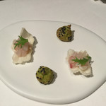 ラトリエ・ドゥ・ノト - 甘鯛の前菜