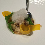 ラトリエ・ドゥ・ノト - 毛ガニとイカのリゾット