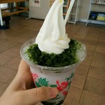 Maruni Chagyou - 抹茶かき氷(ソフトクリーム追加)