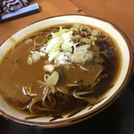 そば処　亀島 - 2016年8月。カレーそば350円。