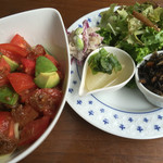 カメイノ食堂 - トマトとアボガドがタップリの冷やし中華