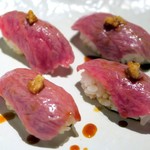ホルモン松田 - 肉寿司