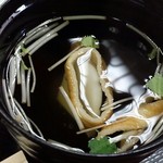 うなぎ・日本料理 ゑびす家 - 肝吸いのアップ。