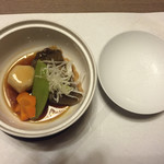 湯回廊 菊屋 - マトウ鯛煮付け 白髪