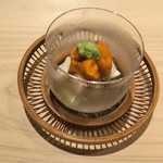 すし宮川  - なす　ゆば　うに