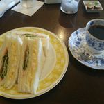 しら - サンドセット※セットメニューはコーヒーに限りおかわり１杯無料