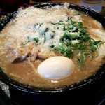 がむしゃら - 純とんこつラーメン(半熟玉子入り)