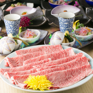 すき焼き 牛しゃぶ 松重 - 料理写真: