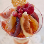 資生堂パーラー - イチジクのパフェ