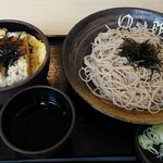ゆで太郎 - カツ丼セット650円