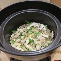 馳走 山傳 - 土鍋の鯛めし
