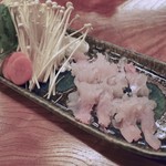 Komogakushi Onsen Hoteru - （夕食）鱧のしゃぶしゃぶ