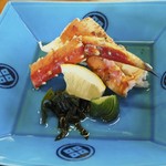 菰隠温泉ホテル - （夕食）カニ