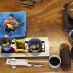 菰隠温泉ホテル - （夕食）全体の感じ