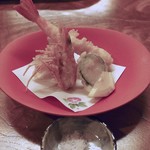 菰隠温泉ホテル - （夕食）天麩羅