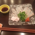 旬菜 すがや - 平目の薄造り