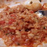 アジトイズム - 【イレギュラー】メキシカンな味噌まぜそば（800円）＋〆のリゾット（200円）