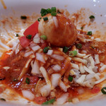 アジトイズム - 【イレギュラー】メキシカンな味噌まぜそば（800円）＋〆のリゾット（200円）