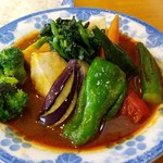 木多郎 - 変わらず美味しい辛さ2番のスープです♪(2016年7月)。