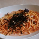 cafe & 創作居酒屋 JIN - 明太子のクリームパスタ　レモン添え