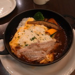 ドッグデプトガーデン - ふわふわオムレツの
ハヤシライス