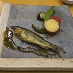 浅草じゅうろく - 天然鮎のコンフィ