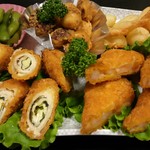 マスヤ - 揚げ物盛合せ