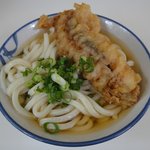 彦江製麺所 - ひやあつ大240円＋ゲソ天110円